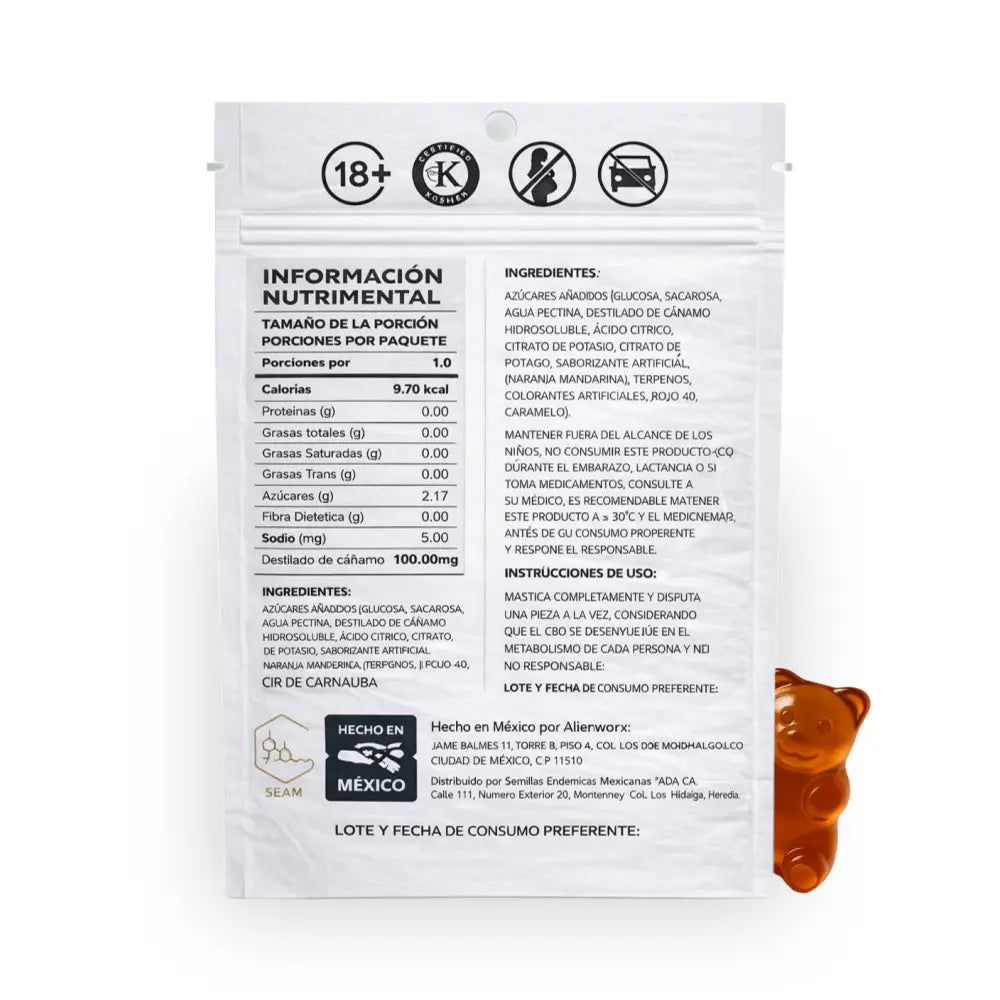 Gomita Medical Mexicanna con 100mg.