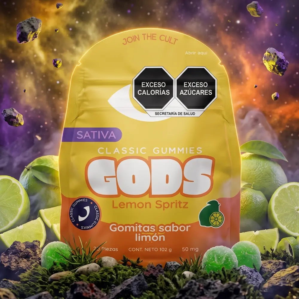 Gomitas GOODS sabor Cherry Gushers paquete de 20 piezas, con 50mg.