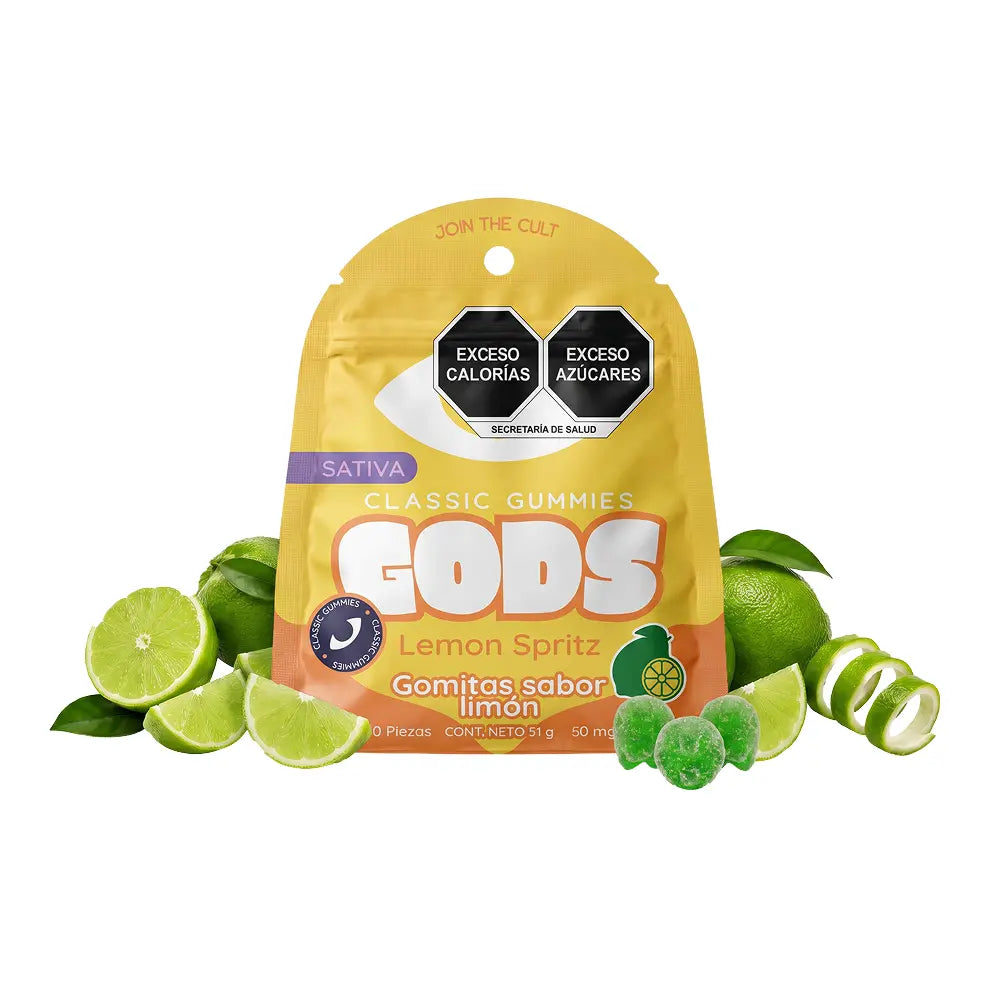 Gomitas GOODS sabor Lemon Spritz paquete de 10 piezas, con 50mg.