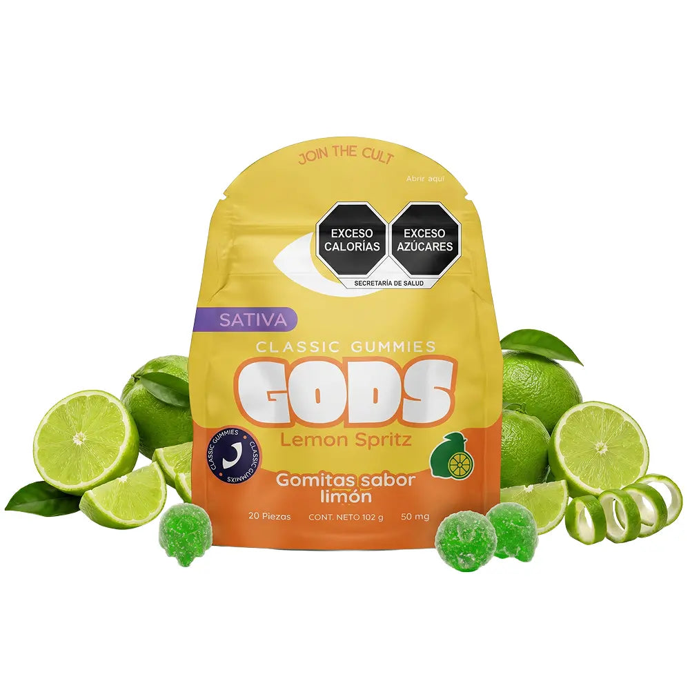 Gomitas GOODS sabor Lemon Spritz paquete de 20 piezas, con 50mg.