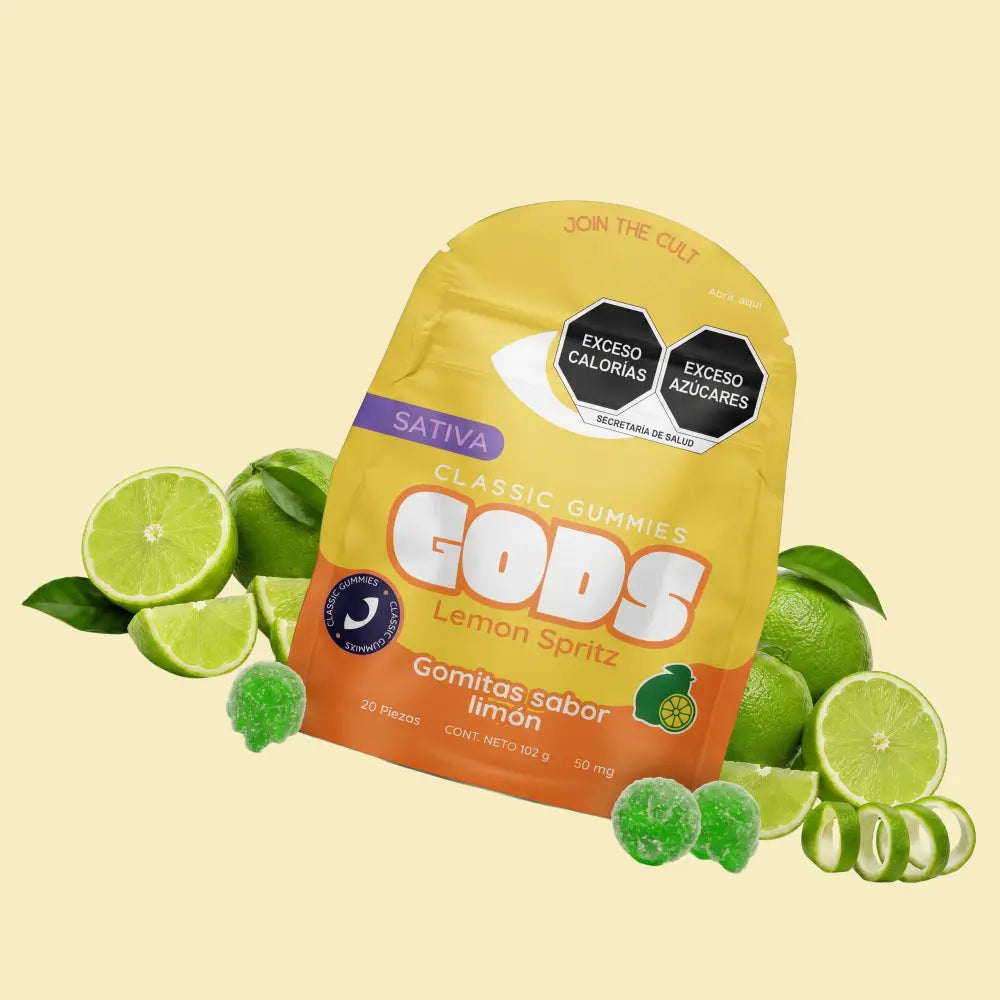 Gomitas GOODS sabor Lemon Spritz paquete de 20 piezas, con 50mg.
