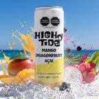 Bebida infusionada High Tide sabor mango lata de 355ml.
