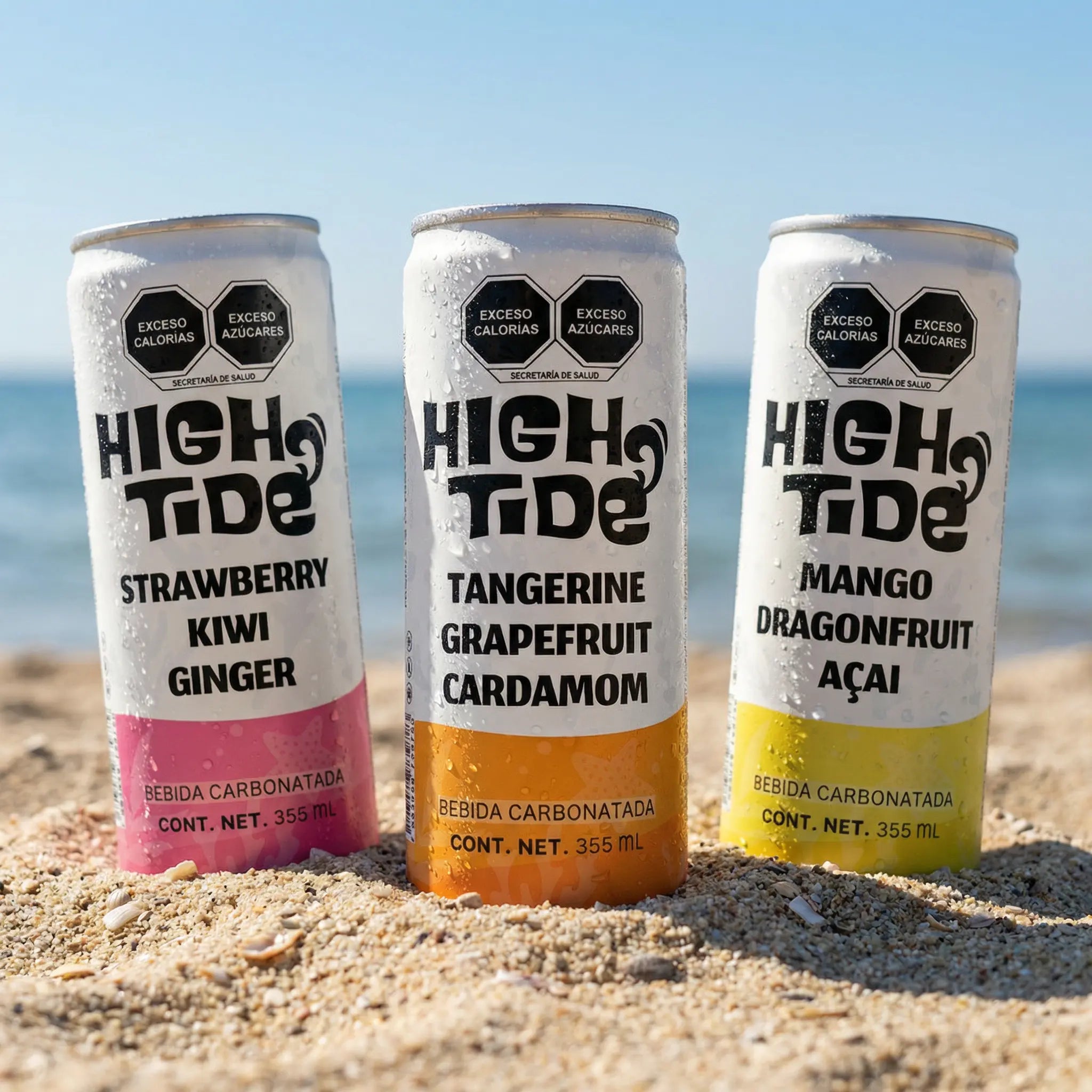 Bebida infusionada High Tide variedad de sabores (mix).