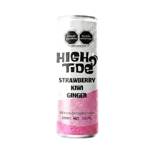 Bebida infusionada High Tide sabor fresa (strawberry) lata de 355ml.
