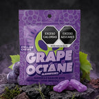 Gomitas masticables Stellar Chews sabor Grape Octane paquete de 10 piezas, con 50mg.